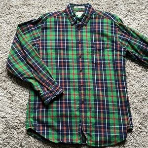 LLBean cozy plaid flannel